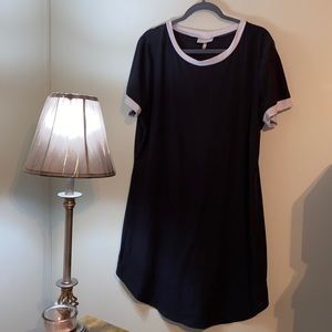 Woman’s Bobbie Brooks Dress 2X Black and white